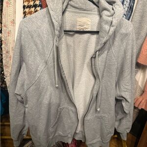 American Eagle Light Gray Hoodie